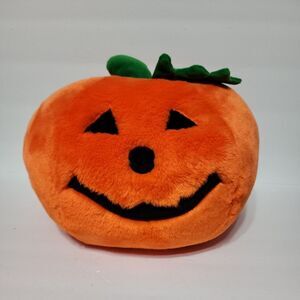 Jack-O-Lantern Vintage Plush Steven Smith Halloween‎ Orange Pumpkin Toy RARE